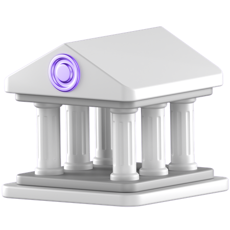 Bank  3D Icon