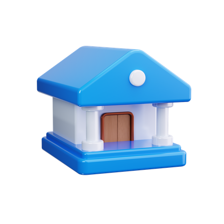 Bank  3D Icon