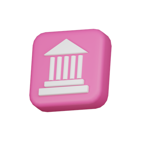 Bank  3D Icon