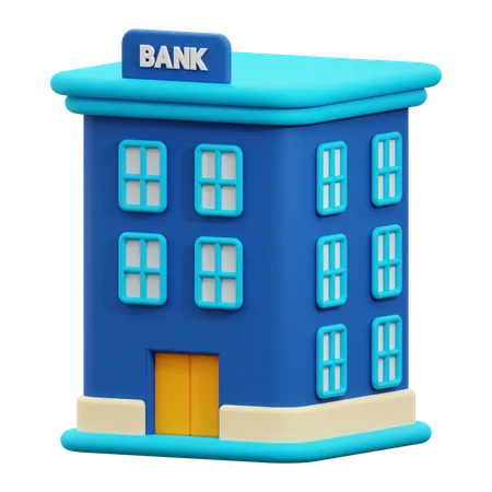 Bank  3D Icon