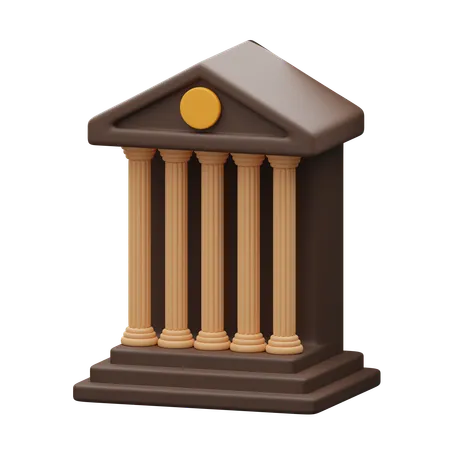 Bank  3D Icon