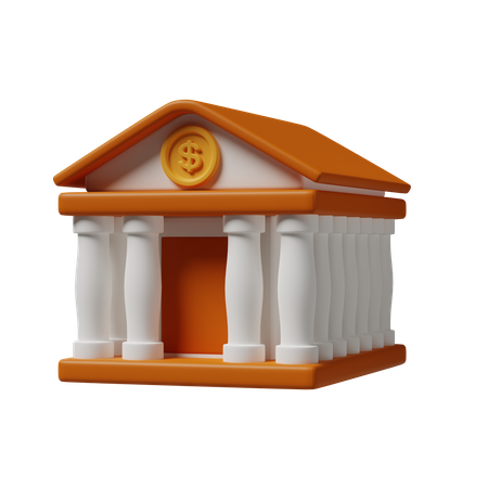 Bank  3D Icon