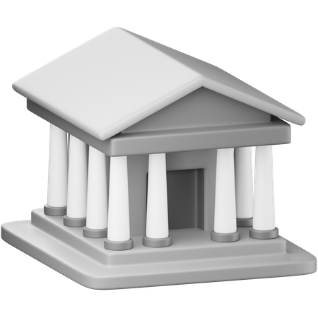 Bank  3D Icon