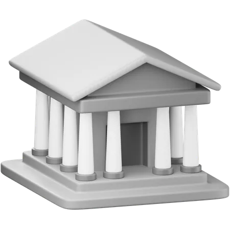 Bank  3D Icon