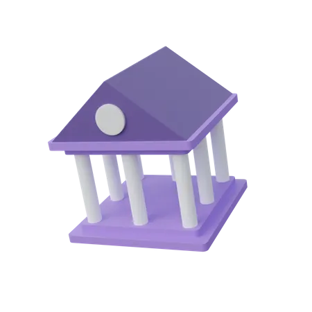 Bank  3D Icon