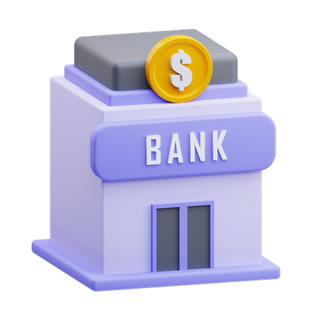 Bank  3D Icon