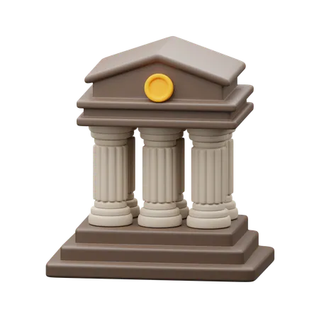 Bank  3D Icon