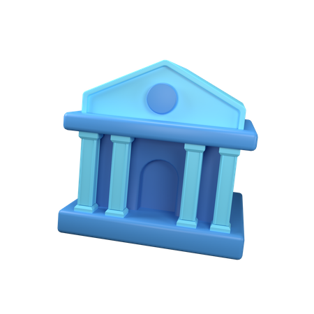 Bank  3D Icon