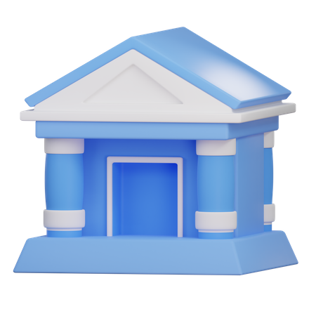 Bank  3D Icon