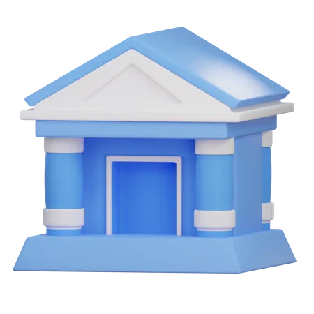 Bank  3D Icon