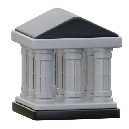 Bank  3D Icon