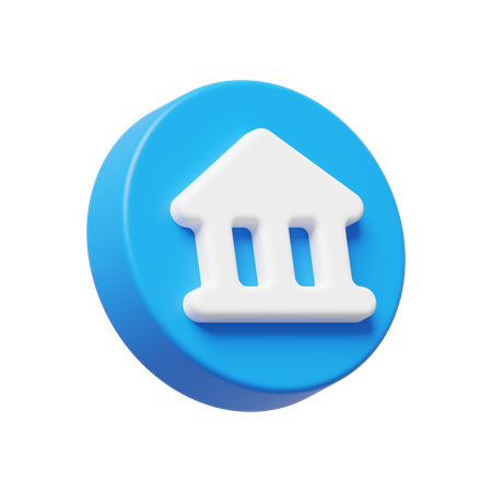 Bank  3D Icon