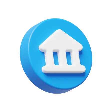 Bank  3D Icon