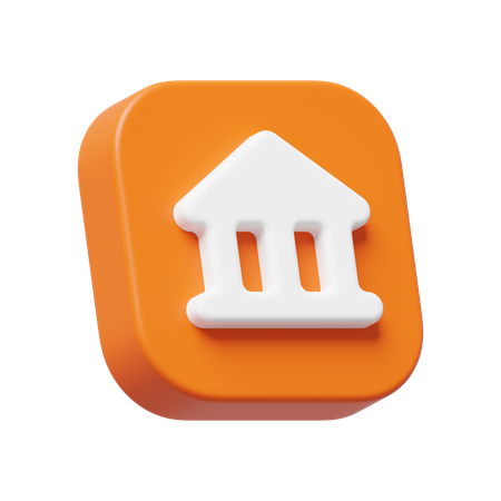 Bank  3D Icon