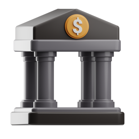 Bank  3D Icon