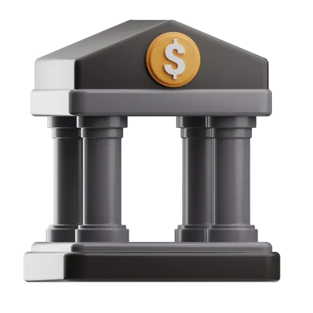 Bank  3D Icon