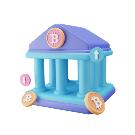 Bank  3D Icon