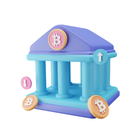 Bank  3D Icon