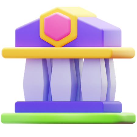 BANK  3D Icon