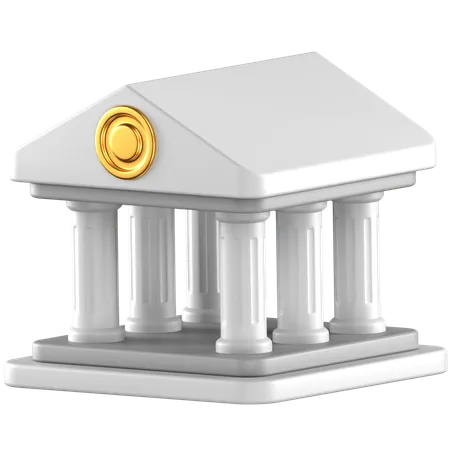 Bank  3D Icon