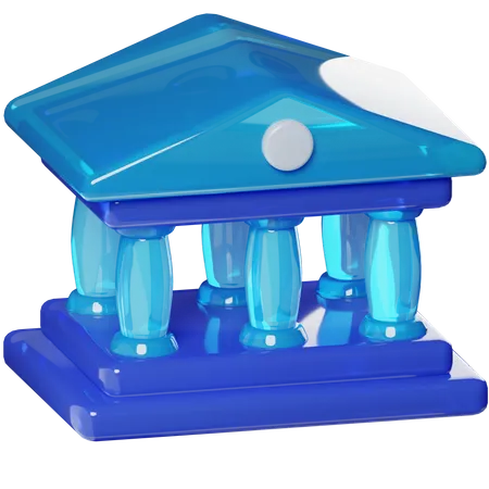 Bank  3D Icon