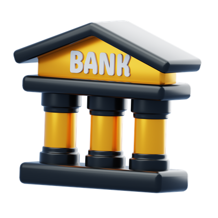 Bank  3D Icon