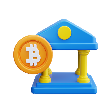 Bank  3D Icon