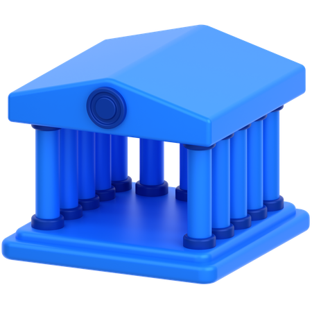 Bank  3D Icon