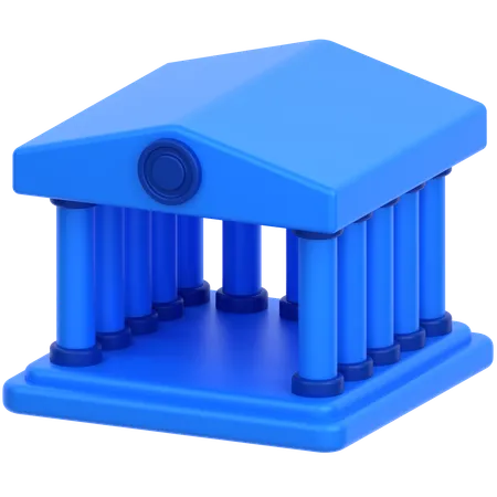 Bank  3D Icon