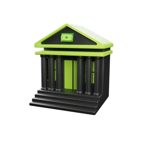 Bank  3D Icon