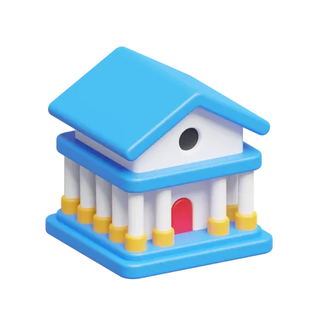 Bank  3D Icon