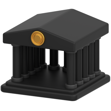 Bank  3D Icon