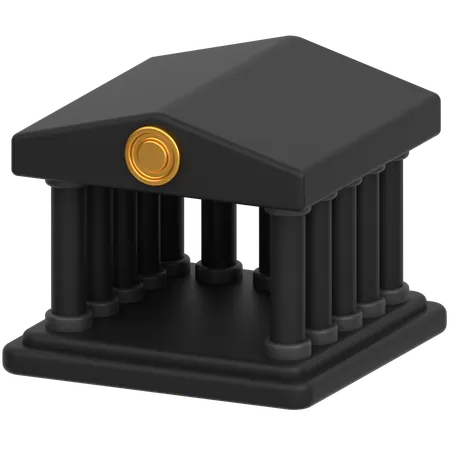 Bank  3D Icon