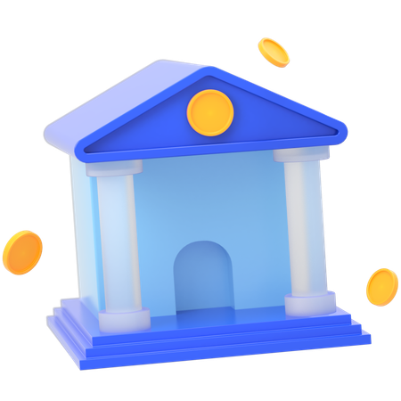 Bank  3D Icon