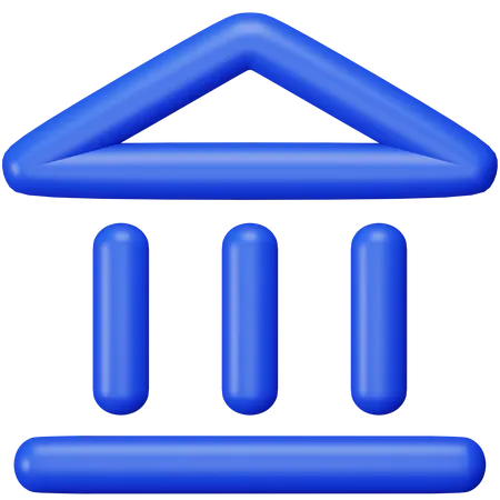 Bank  3D Icon