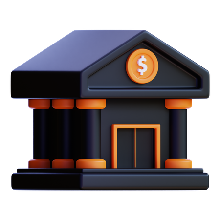 Bank  3D Icon