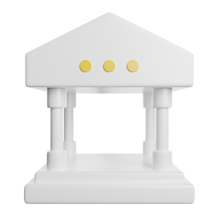 Bank  3D Icon