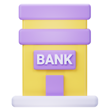 Bank  3D Icon