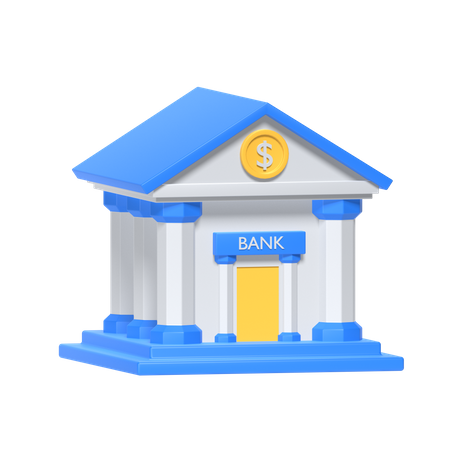 Bank  3D Icon