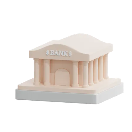 Bank  3D Icon