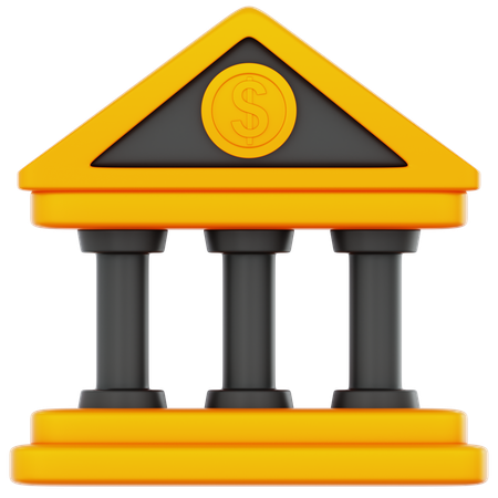 Bank  3D Icon