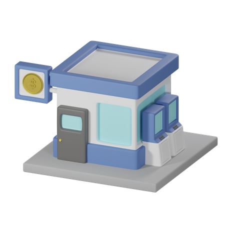 Bank  3D Icon