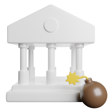 Bank  3D Icon