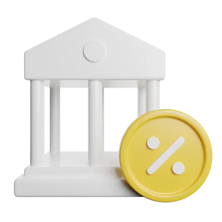 Bank  3D Icon