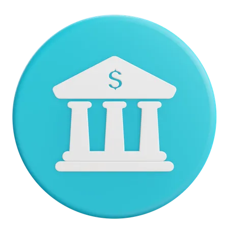 Bank  3D Icon