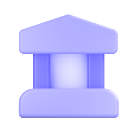 Bank  3D Icon