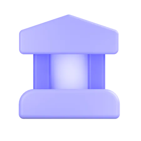 Bank  3D Icon