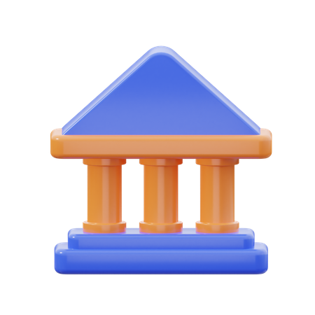 Bank  3D Icon