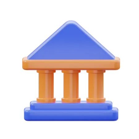 Bank  3D Icon