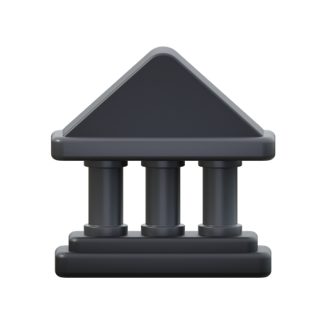 Bank  3D Icon
